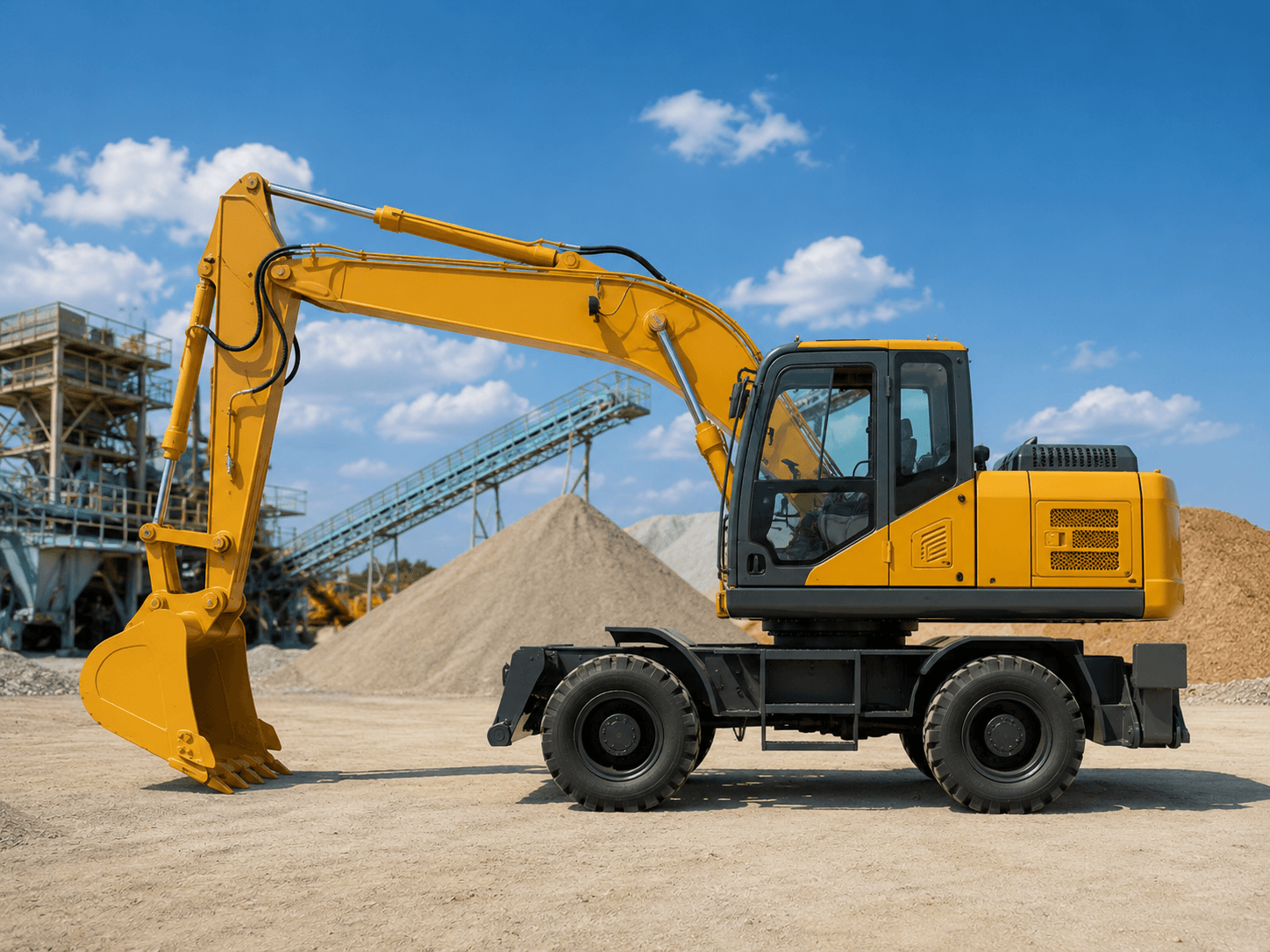 SHANTUI SW150 – Wheeled Excavator