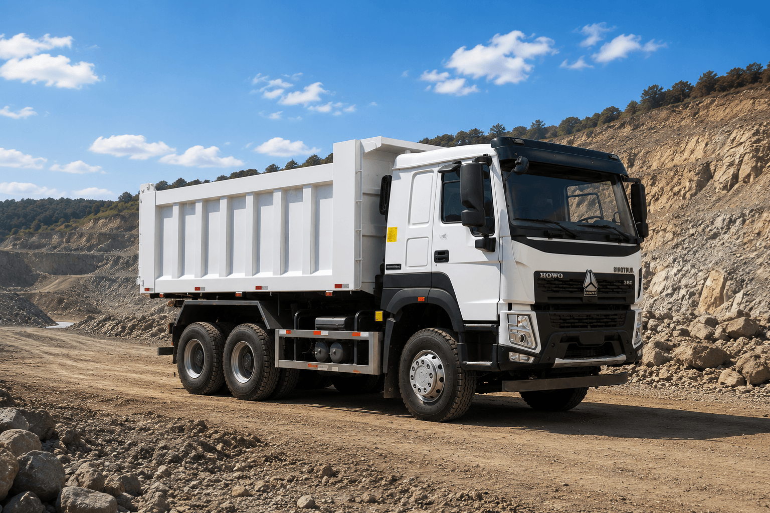 HOWO V7 – Electric Dump Truck 20m³