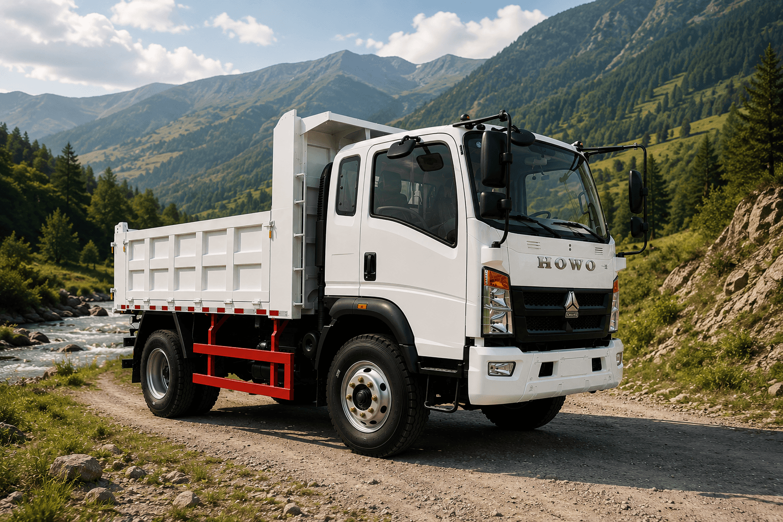 HOWO V 4X2 – Dump Truck 6.5m³ (160 hp)