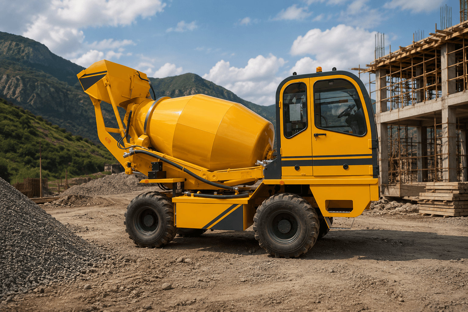XCMG SLM4EJ – Self-Loading Concrete Mixer 4m³