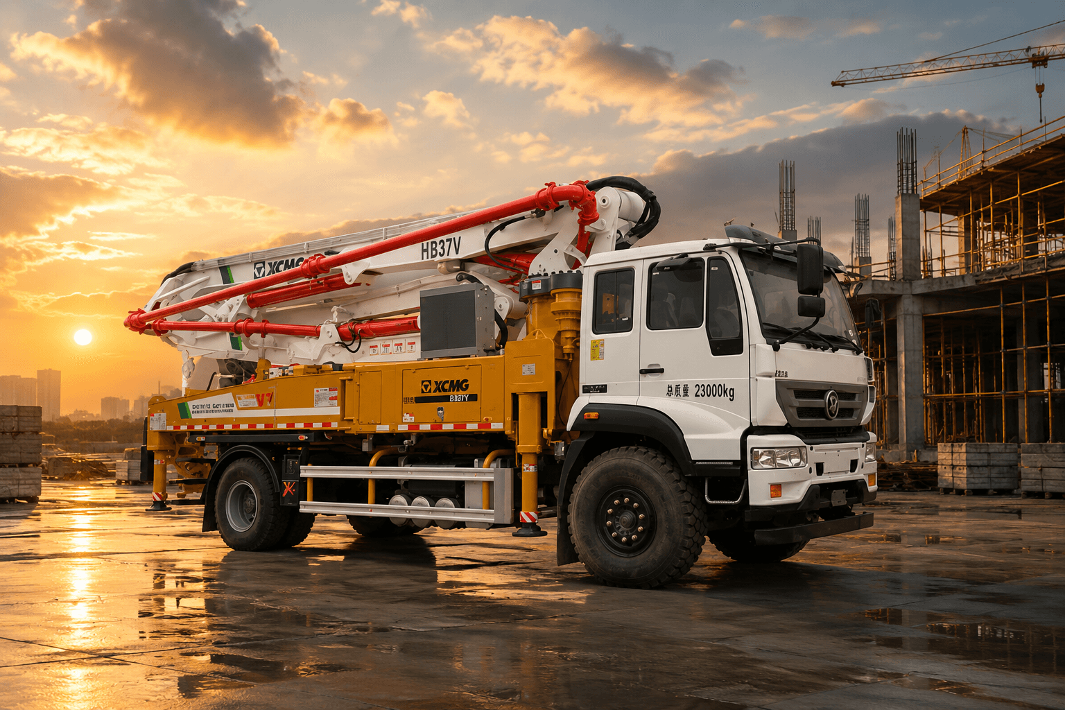 XCMG XS37 – ბეტონის ტუმბო